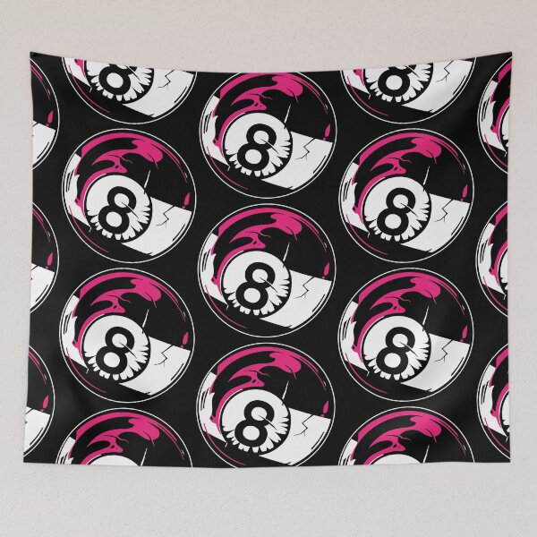 Item preview, Black pink billiard ball designed and sold by diego75bcn.
