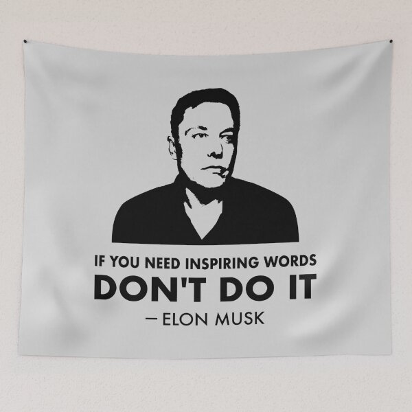 Item preview, Elon Musk Quote - Inspiring Words designed and sold by lurchmerch.