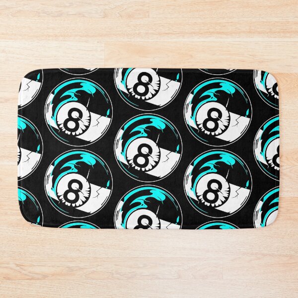Item preview, Black billiard ball blue color designed and sold by diego75bcn.