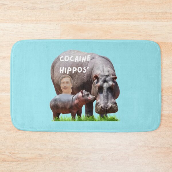 Item preview, Pablo Escobar's "cocaine hippos". Gifts % Merchandise designed and sold by LindaLG.