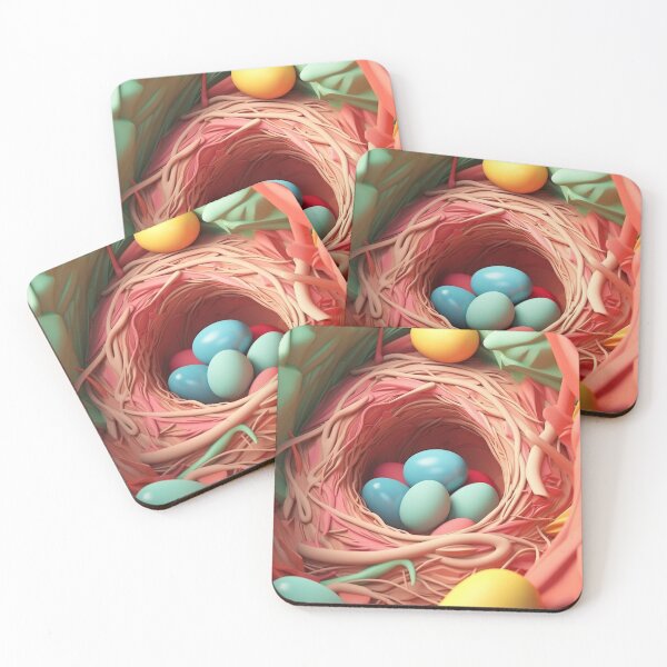 Item preview, Birds Nest with Colorful Eggs designed and sold by brainydkidstore.