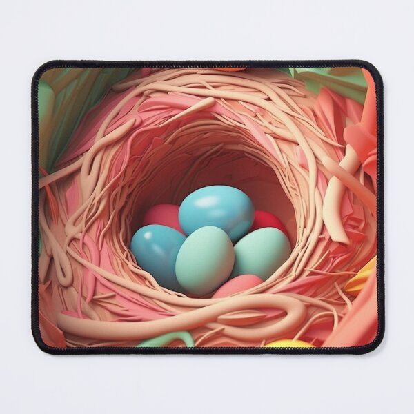 Item preview, Birds Nest with Colorful Eggs designed and sold by brainydkidstore.
