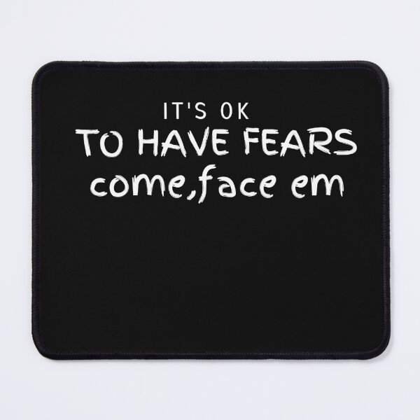 Item preview,   Lets Face It fun way to overcome failure Atychiphobia Distress Typography  designed and sold by gulnaz797.