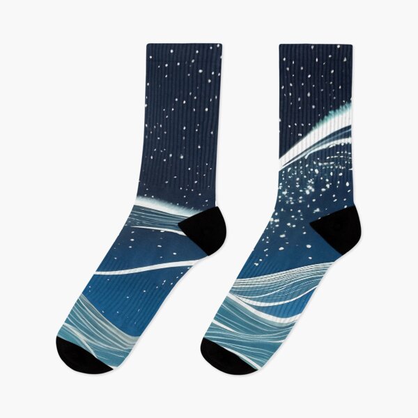 Item preview, Starry Midnight Waves, ink drawing, Ai Generated Art  designed and sold by ACC .