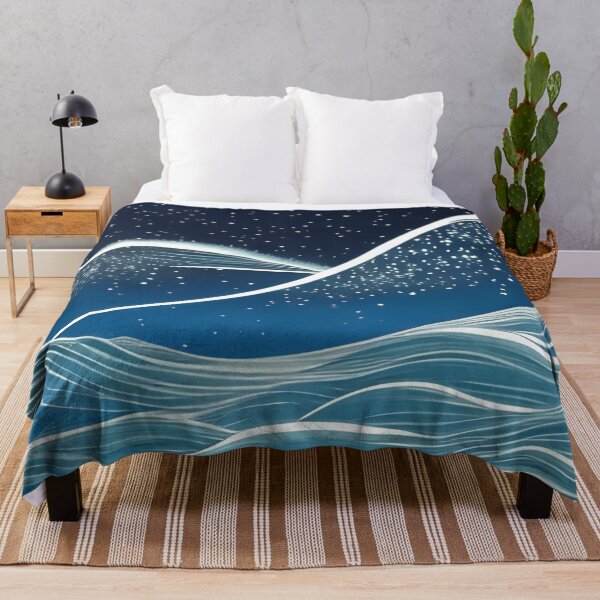 Item preview, Starry Midnight Waves, ink drawing, Ai Generated Art  designed and sold by ACC .