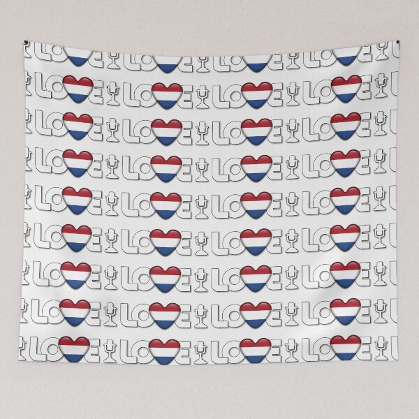 Item preview, Love The Netherlands - Eurovision Song Contest designed and sold by Vision-Tees.