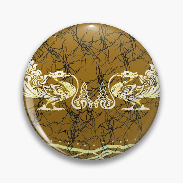 Item preview, Traditional Sri Lankan Golden Yellow Batik Pattern designed and sold by Thilaniz.