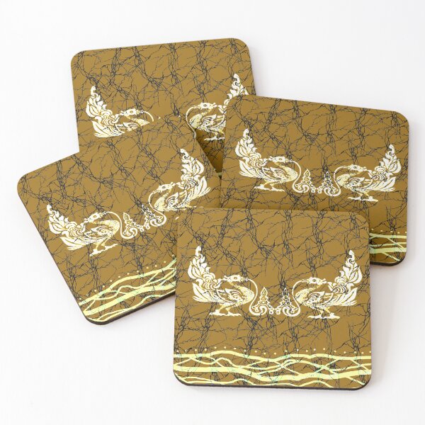 Item preview, Traditional Sri Lankan Golden Yellow Batik Pattern designed and sold by Thilaniz.