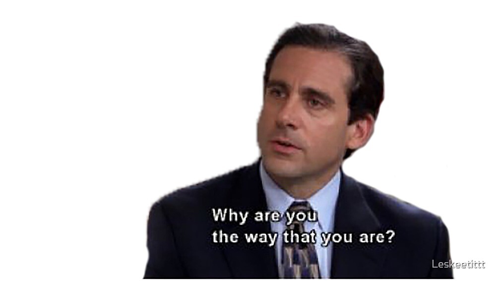 michael-scott-why-are-you-the-way-that-you-are-by-leskeetittt