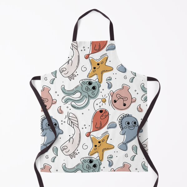 Item preview, Doodle fish pattern designed and sold by SoykAart.