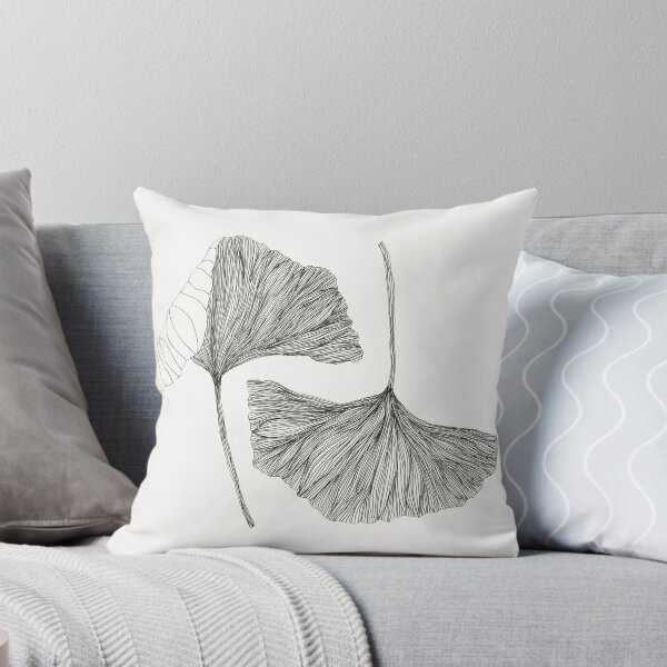 Item preview, Gingko leaf line drawing designed and sold by Rachel Bartz.