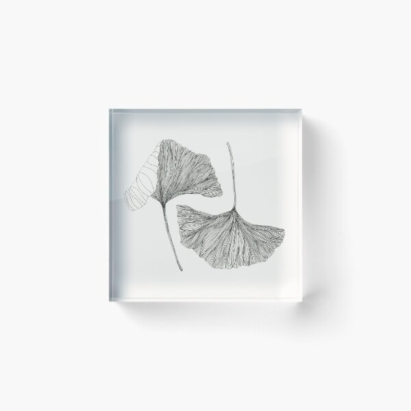 Item preview, Gingko leaf line drawing designed and sold by Rachel Bartz.
