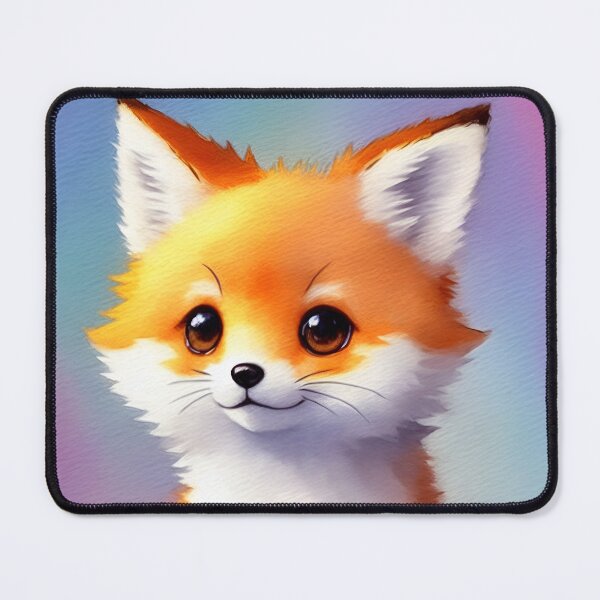 Item preview, Cute little fox sitting and waiting for you designed and sold by Girly-Universe.