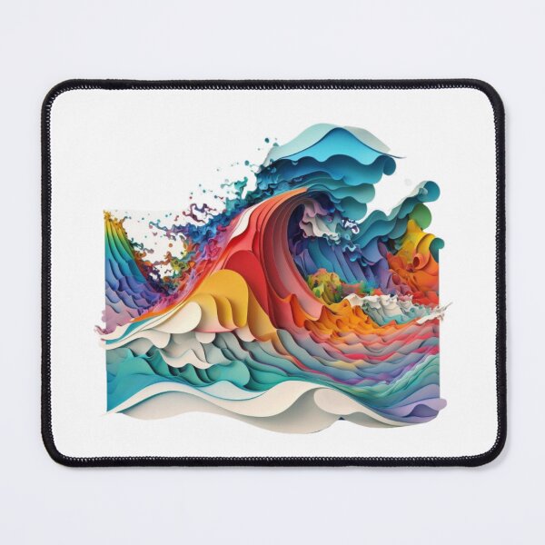 Item preview, Colourful Abstract Art Wave Design Youth Style designed and sold by EnzoZs.
