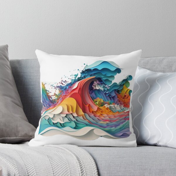 Item preview, Colourful Abstract Art Wave Design Youth Style designed and sold by EnzoZs.