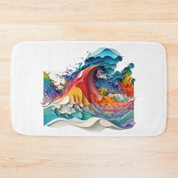 Item preview, Colourful Abstract Art Wave Design Youth Style designed and sold by EnzoZs.