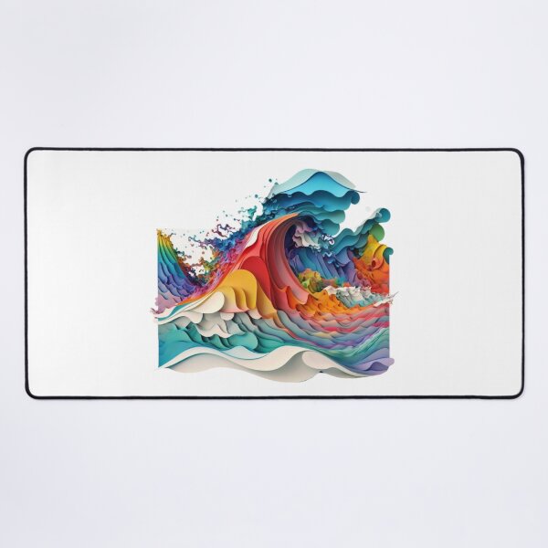 Item preview, Colourful Abstract Art Wave Design Youth Style designed and sold by EnzoZs.