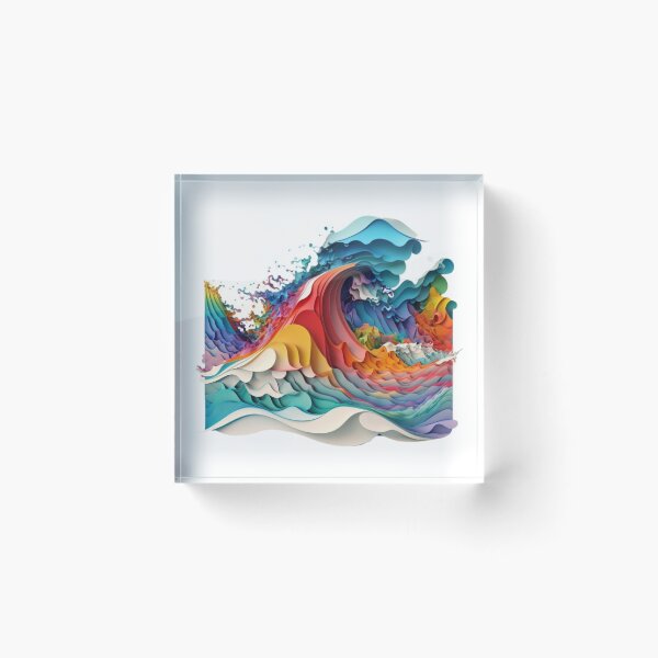 Item preview, Colourful Abstract Art Wave Design Youth Style designed and sold by EnzoZs.