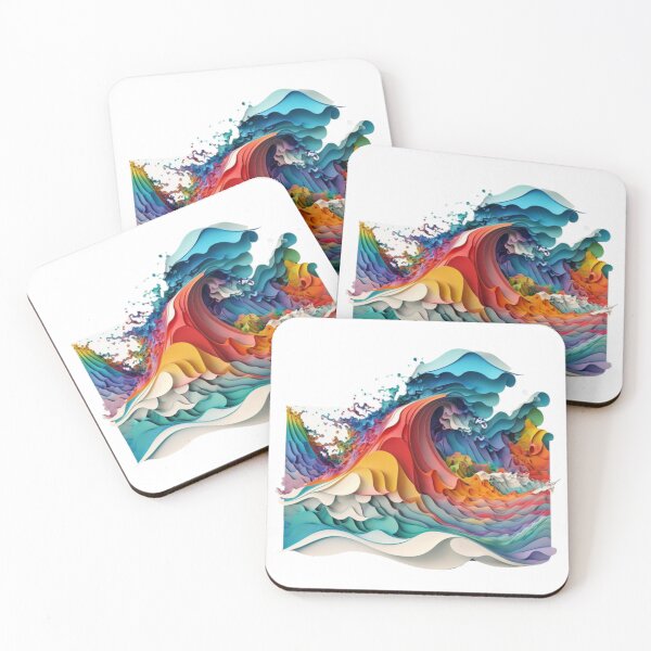 Item preview, Colourful Abstract Art Wave Design Youth Style designed and sold by EnzoZs.