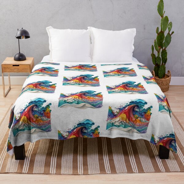 Item preview, Colourful Abstract Art Wave Design Youth Style designed and sold by EnzoZs.