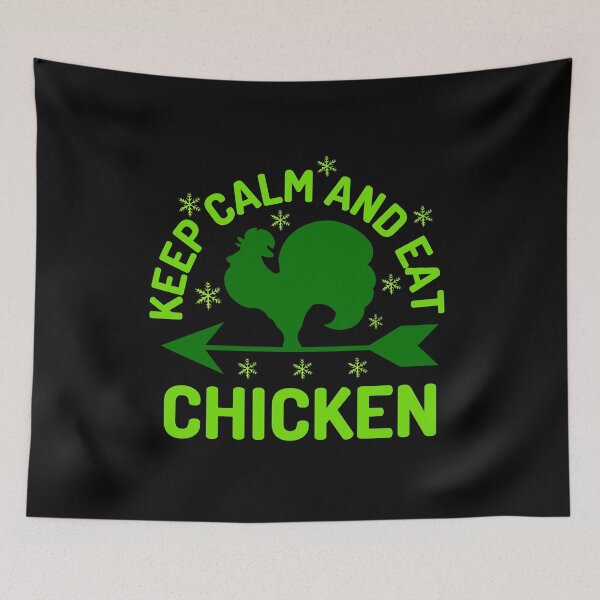 Item preview, Keep Calm And Eat Chicken designed and sold by designerpriti.