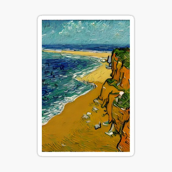 Item preview, Van Gogh inspired Lake Bluff designed and sold by GsObsession.