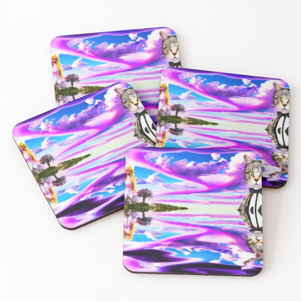 Item preview, Synthwave Alice and the Cheshire Cat designed and sold by CristalleLisa.
