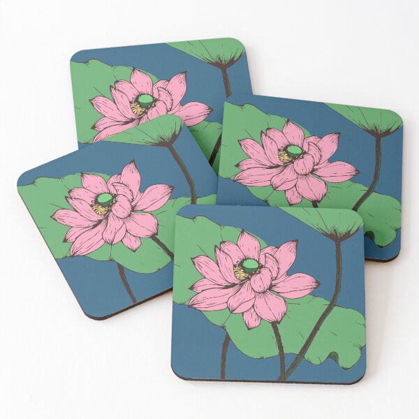Item preview, vintage botanical garden-pink blooming flower designed and sold by UnaWu533.