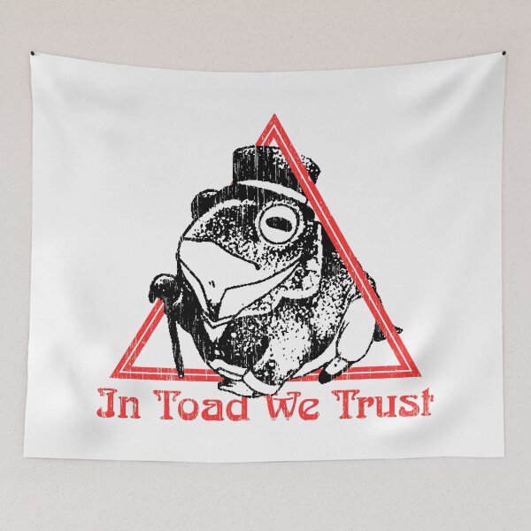Item preview, In Toad We Trust designed and sold by angelicatri.