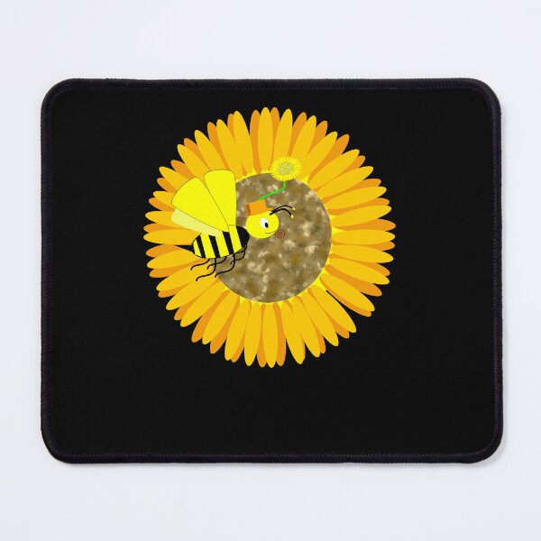 Item preview, Bee on a sunflower designed and sold by CottagePop.