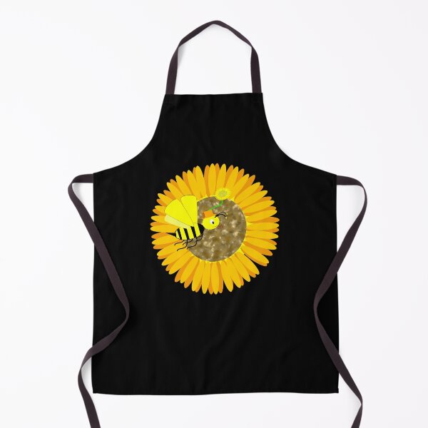 Item preview, Bee on a sunflower designed and sold by CottagePop.