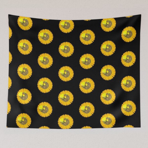 Item preview, Bee on a sunflower designed and sold by CottagePop.