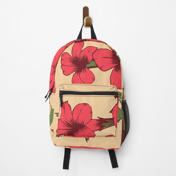 Item preview, vintage botanical garden-red blooming flower designed and sold by UnaWu533.