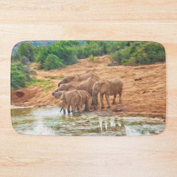 Item preview, Herd of elephants in  South Africa designed and sold by Photopat.