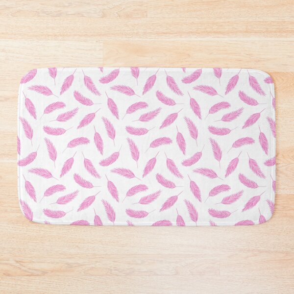 Item preview, Pink Flamingo Feather Pattern designed and sold by KatsCanvas.