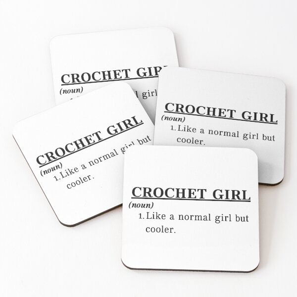 Item preview, Crochet Girl - Like a Normal Girl But Cooler designed and sold by kelvinmunene13.