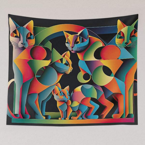 Item preview, Cats — 10 designed and sold by ddaiart.