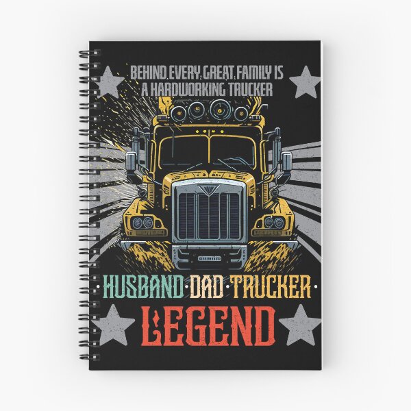 Item preview, Husband Dad Trucker Legend - Funny Trucker designed and sold by VichallanStudio.