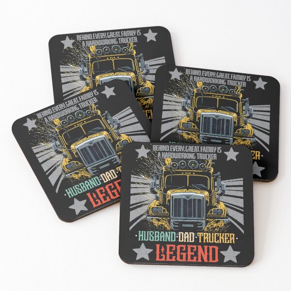 Item preview, Husband Dad Trucker Legend - Funny Trucker designed and sold by VichallanStudio.