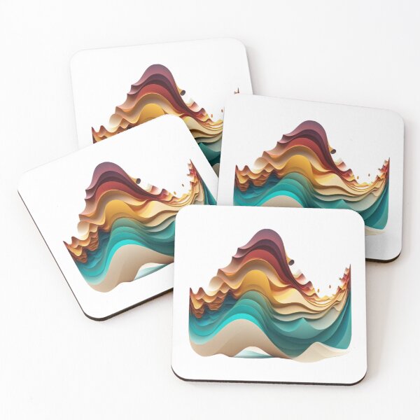 Item preview, Colourful Abstract Art Wave Design Youth Style designed and sold by EnzoZs.