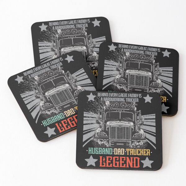 Item preview, Husband Dad Trucker Legend - Funny Trucker designed and sold by VichallanStudio.