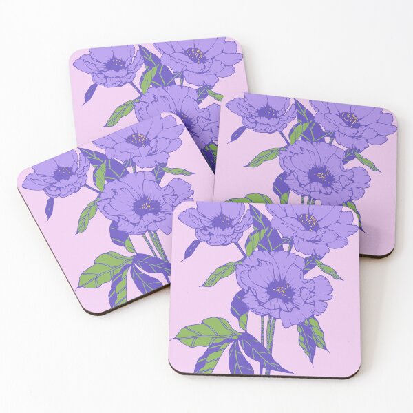 Item preview, vintage botanical garden-purple blooming flower designed and sold by UnaWu533.