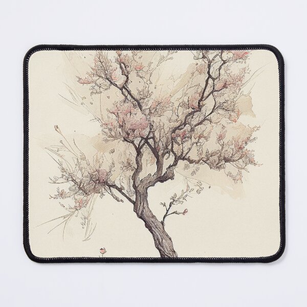 Item preview, Minimalist Antique Peach Tree Sketch Art Printable designed and sold by Abili-Tees.