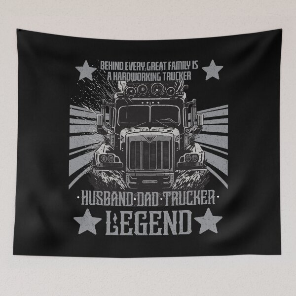 Item preview, Husband Dad Trucker Legend - Funny Trucker designed and sold by VichallanStudio.
