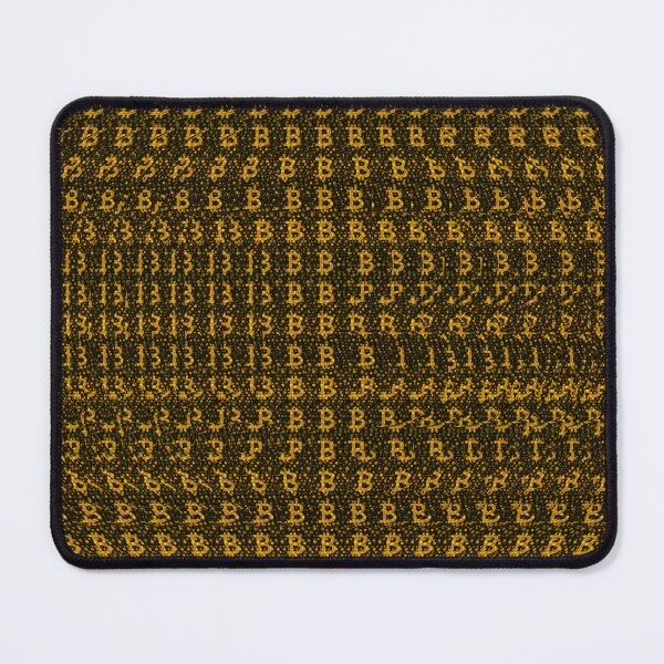 Item preview, Bitcoin Logo in Blockchain Cube - 3D Stereogram designed and sold by CXDigitalArt.
