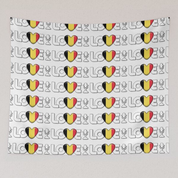 Item preview, Love Belgium - Eurovision Song Contest designed and sold by Vision-Tees.