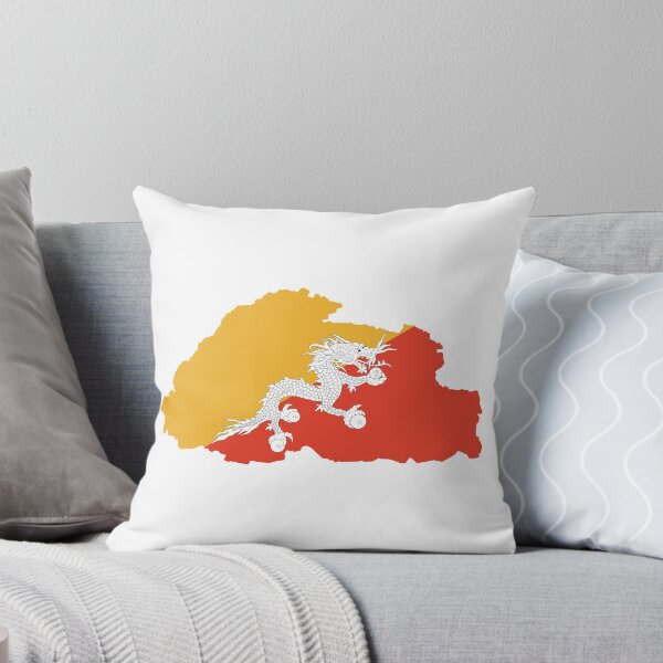 Item preview, Bhutan Flag Map designed and sold by abbeyz71.