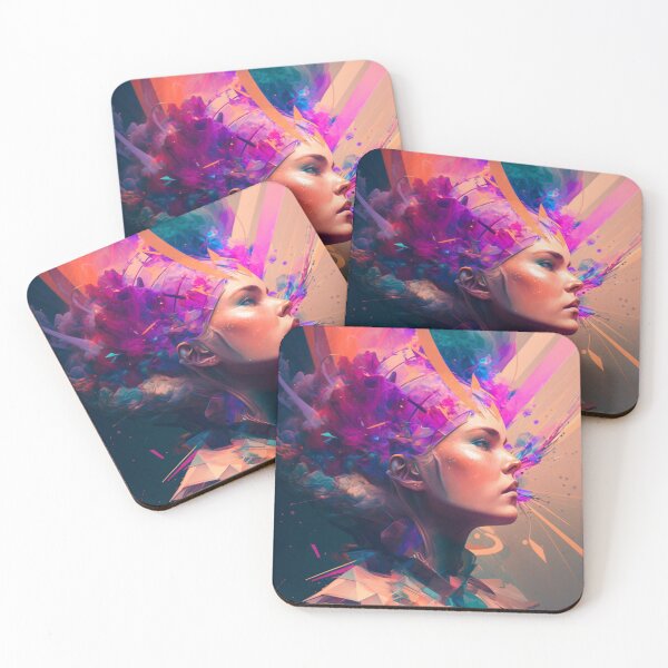 Item preview, Rainbow Wizards: Women's Futuristic Color Sorcery designed and sold by ThreadGallery.