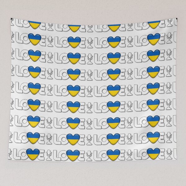 Item preview, Love Ukraine - Eurovision Song Contest designed and sold by Vision-Tees.