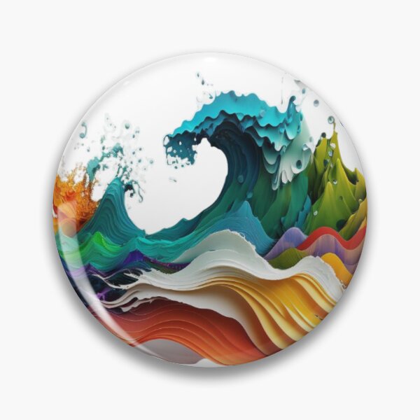 Item preview, Really Colourful Abstract Wave Youth Style designed and sold by EnzoZs.
